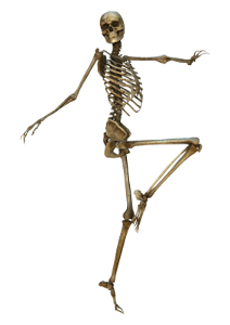 tanzendes Skelett